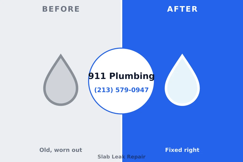 Before and after: plumbing repair Lincoln Heights, OH